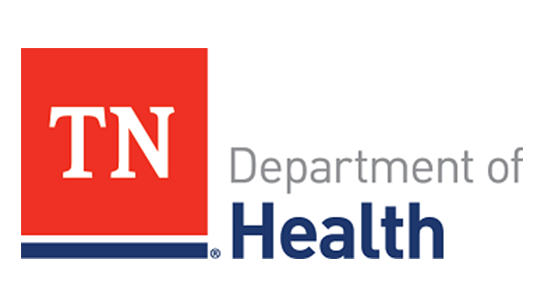Red and white TN next to Department of Health text in gray and navy on a white background. The tone is formal, conveying government information.